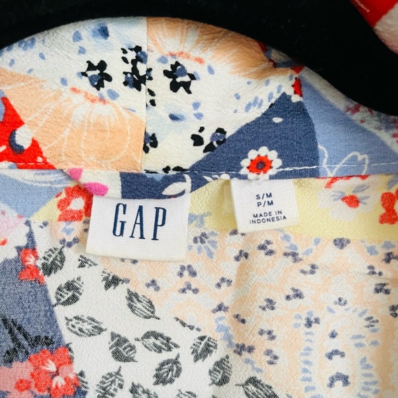 Multi-patch print kimono top - Picture 3 of 5